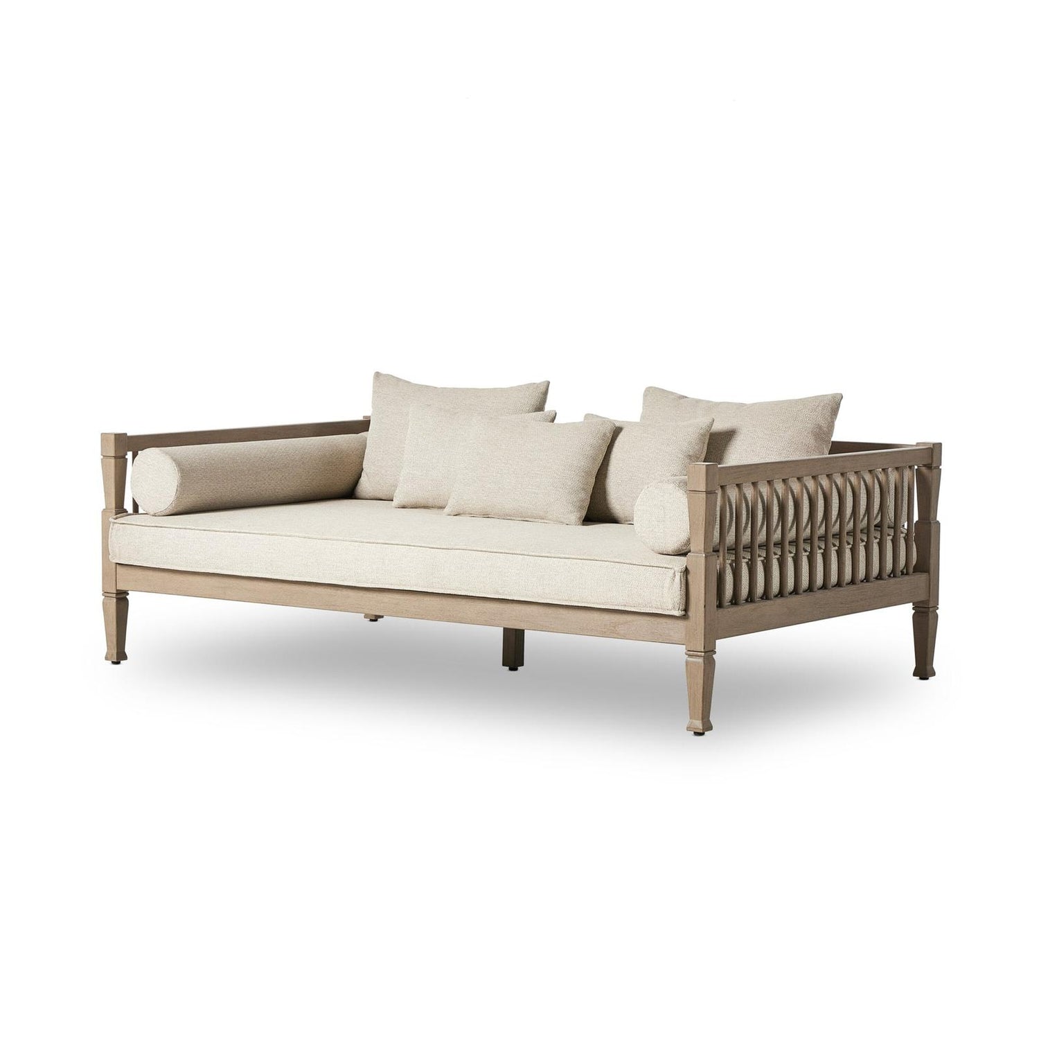 Amero Outdoor Sofa-86"-Washed Brown-Fsc