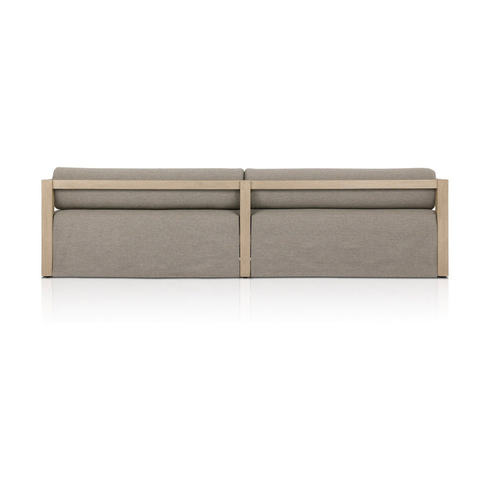 Laskin Outdoor Sofa-106"-Washed Brown