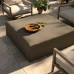 Laskin Outdoor Ottoman-Washed Brown-Fsc