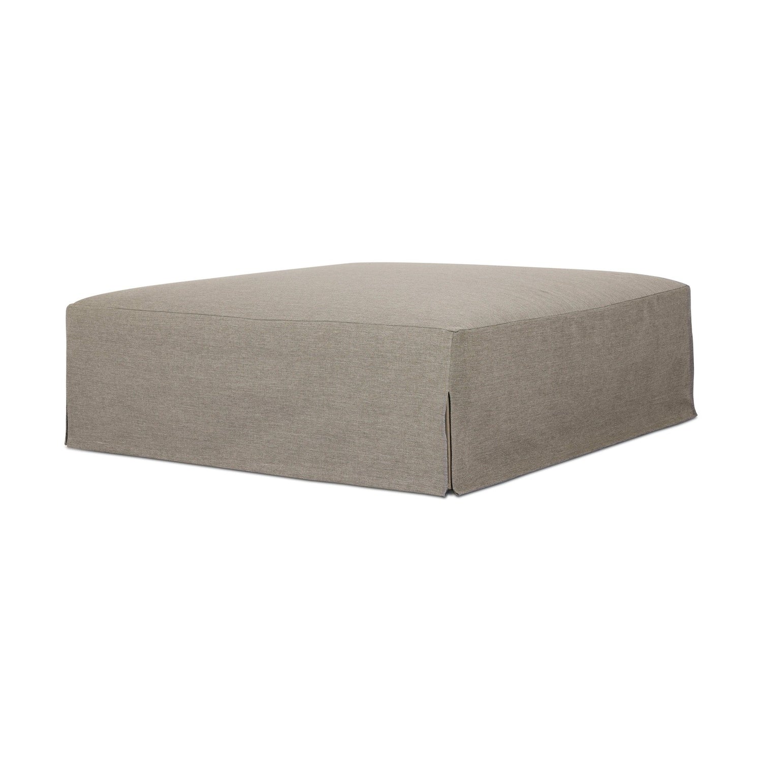 Laskin Outdoor Ottoman-Washed Brown-Fsc