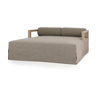 Laskin Outdoor Daybed-Washed Brown-Fsc