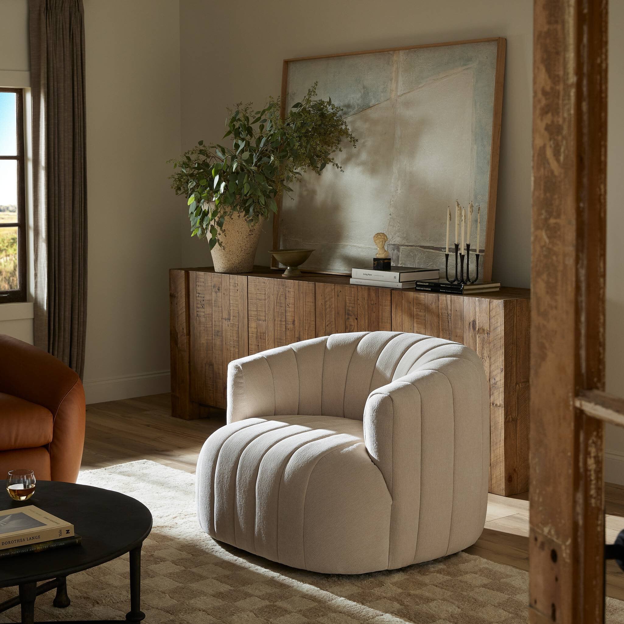 Four Hands Elliana Swivel Chair