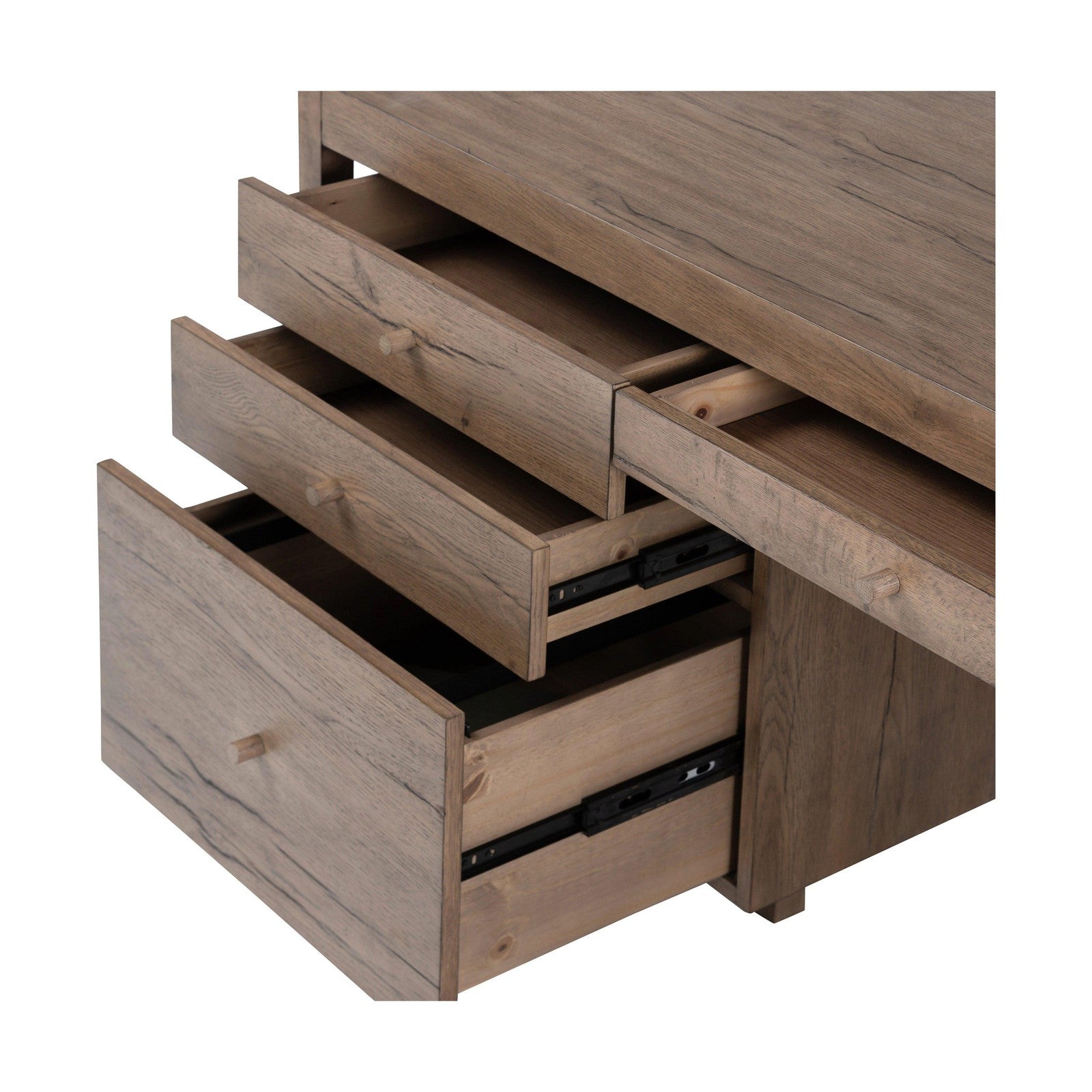 Suspension Desk-Grey Oak