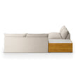 Four Hands Grant Outdoor 2-Piece Sectional with Coffee Table