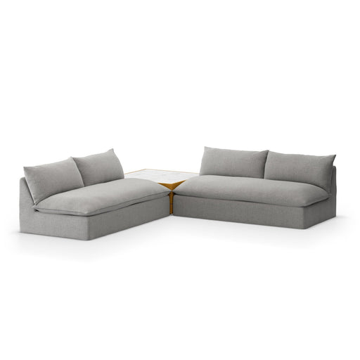 Four Hands Grant Outdoor 2-Piece Sectional with Coffee Table