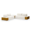 Four Hands Grant Outdoor 2-Piece Sectional with Coffee & End Tables