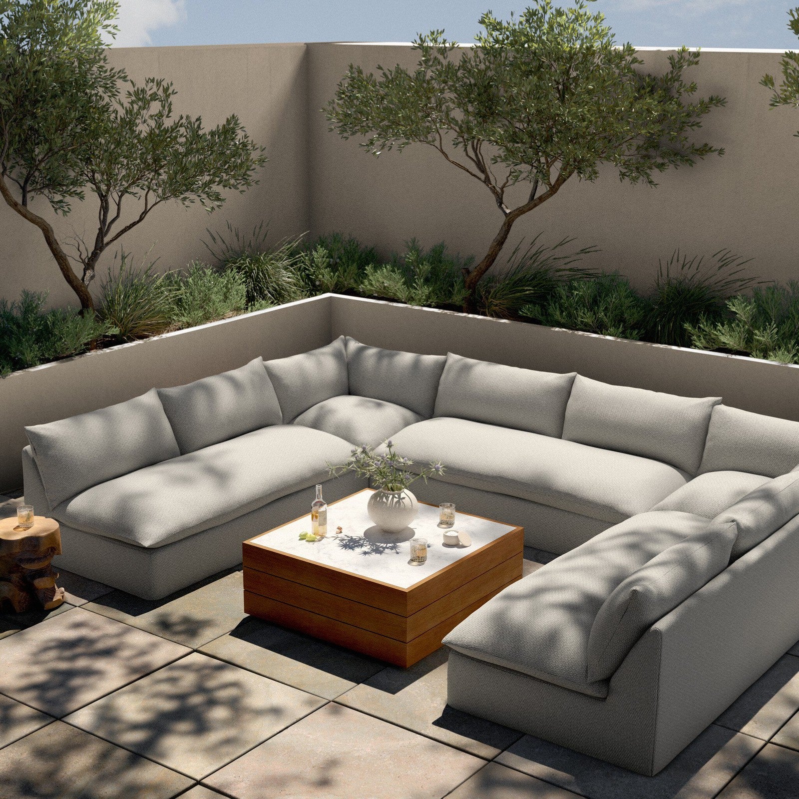 Four Hands Grant Outdoor 5-Piece Sectional