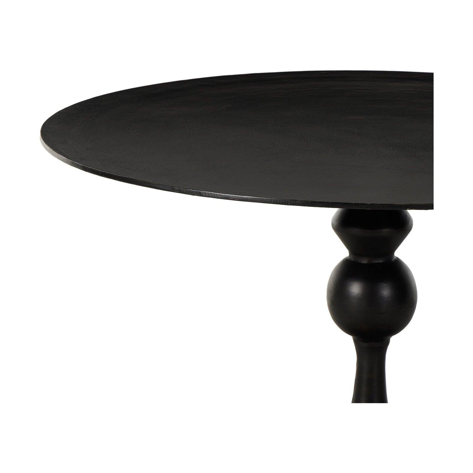 Daffin Round Bistro Table-Black Antique
