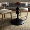 Daffin Round Bistro Table-Black Antique