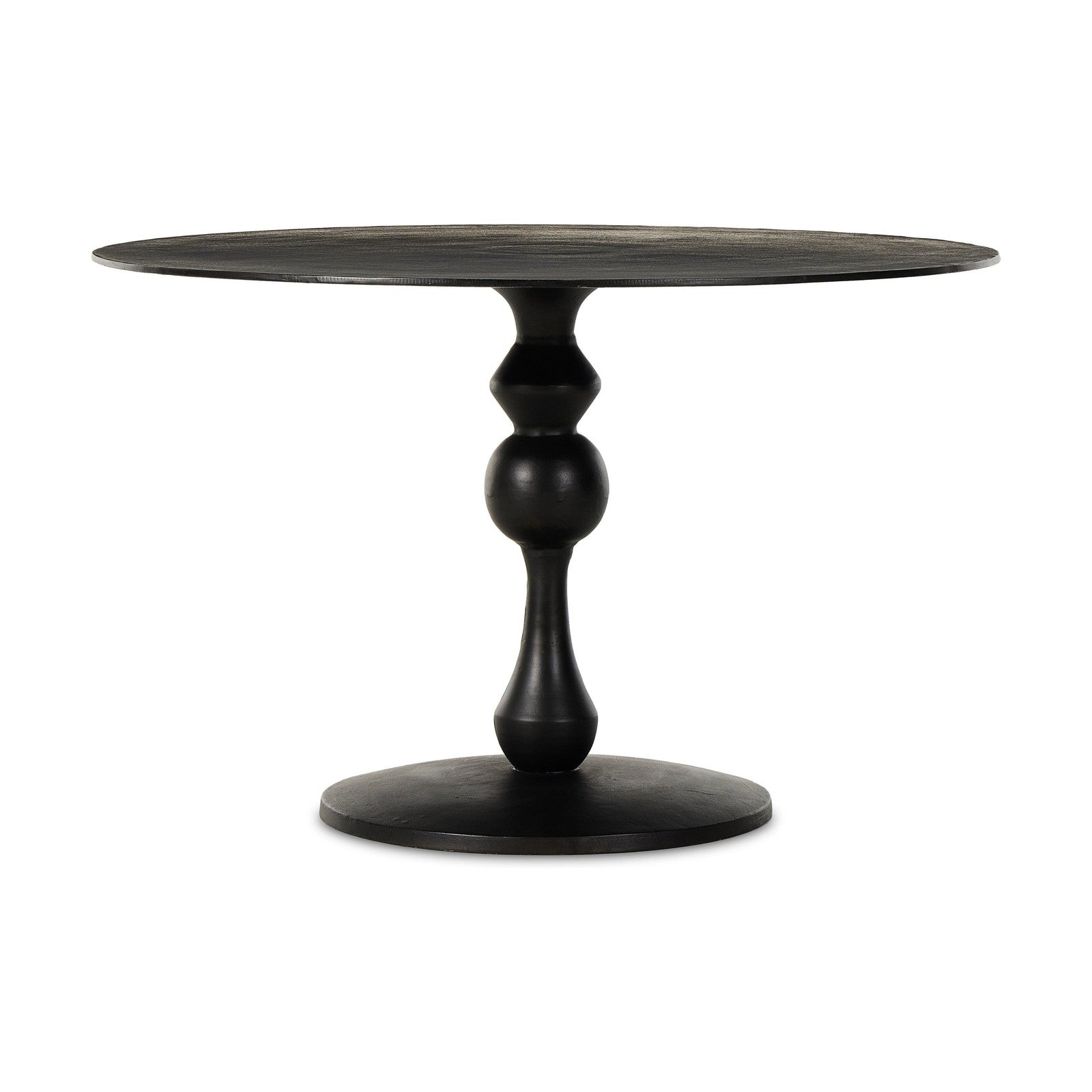 Daffin Round Bistro Table-Black Antique