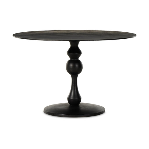Daffin Round Bistro Table-Black Antique
