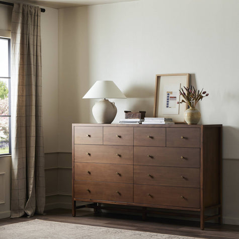 Sullivan 10 Drawer Dresser-Saddle Tan