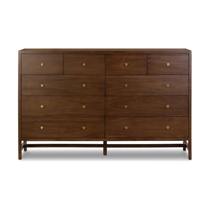 Sullivan 10 Drawer Dresser-Saddle Tan