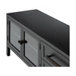 Laker Media Console-Black Oak