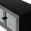 Laker Media Console-Black Oak