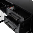 Laker Media Console-Black Oak