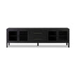 Laker Media Console-Black Oak