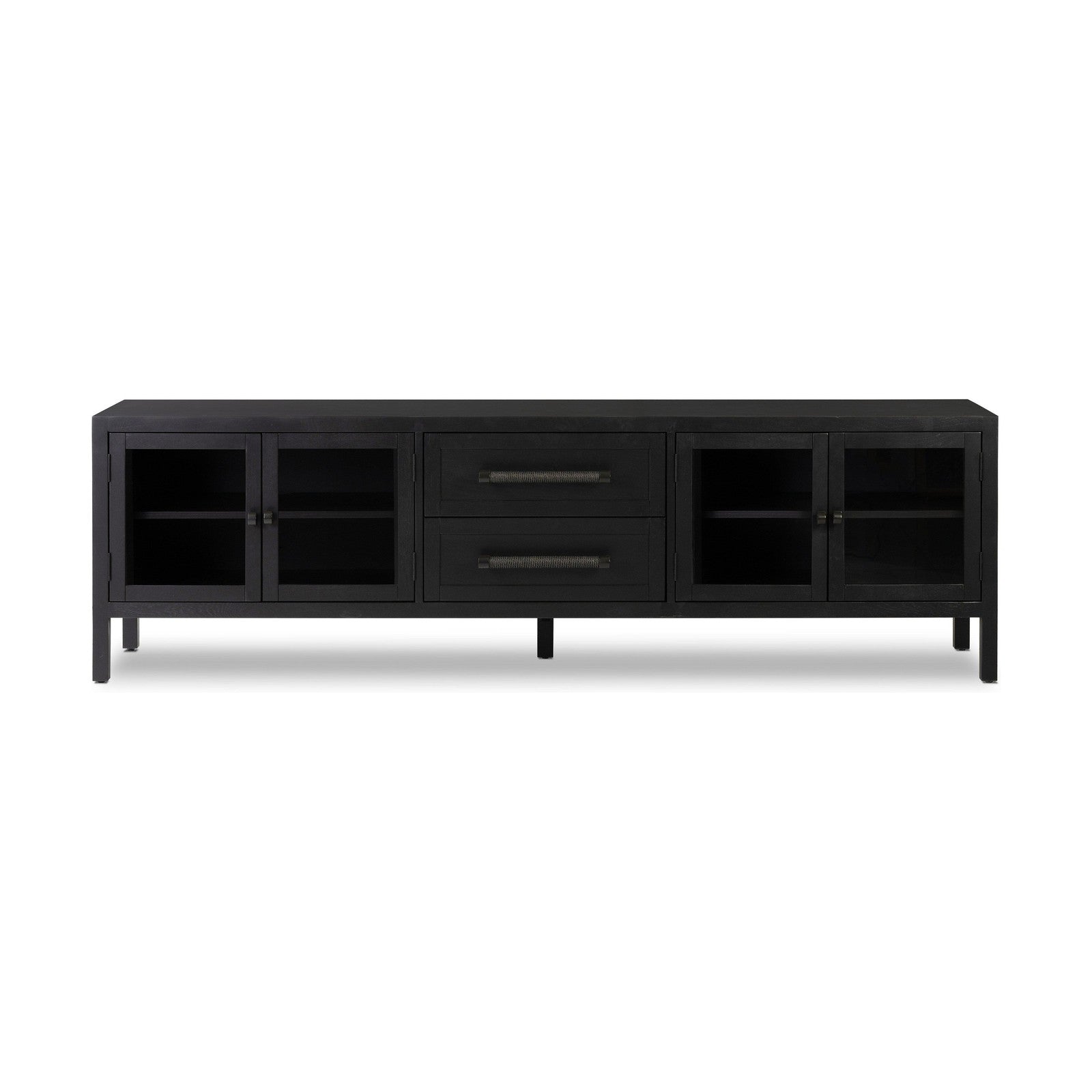 Laker Media Console-Black Oak