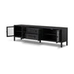 Laker Media Console-Black Oak