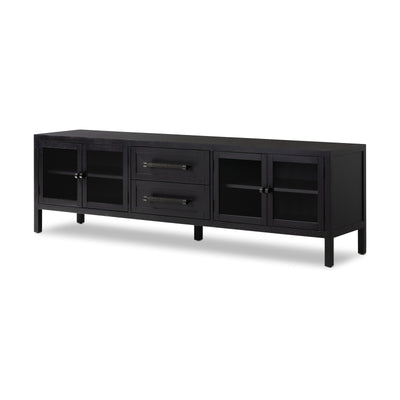 Laker Media Console-Black Oak