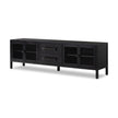 Laker Media Console-Black Oak
