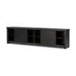 Laredo Media Console-Smoked Black Veneer