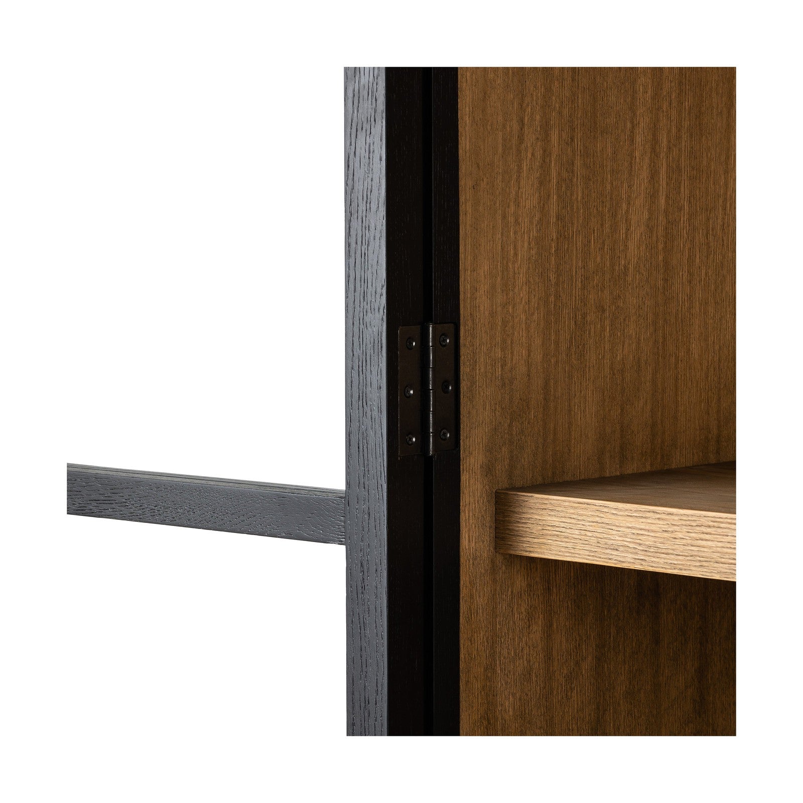 Four Hands Millie Panel and Glass Door Cabinet