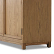 Four Hands Millie Panel and Glass Door Cabinet