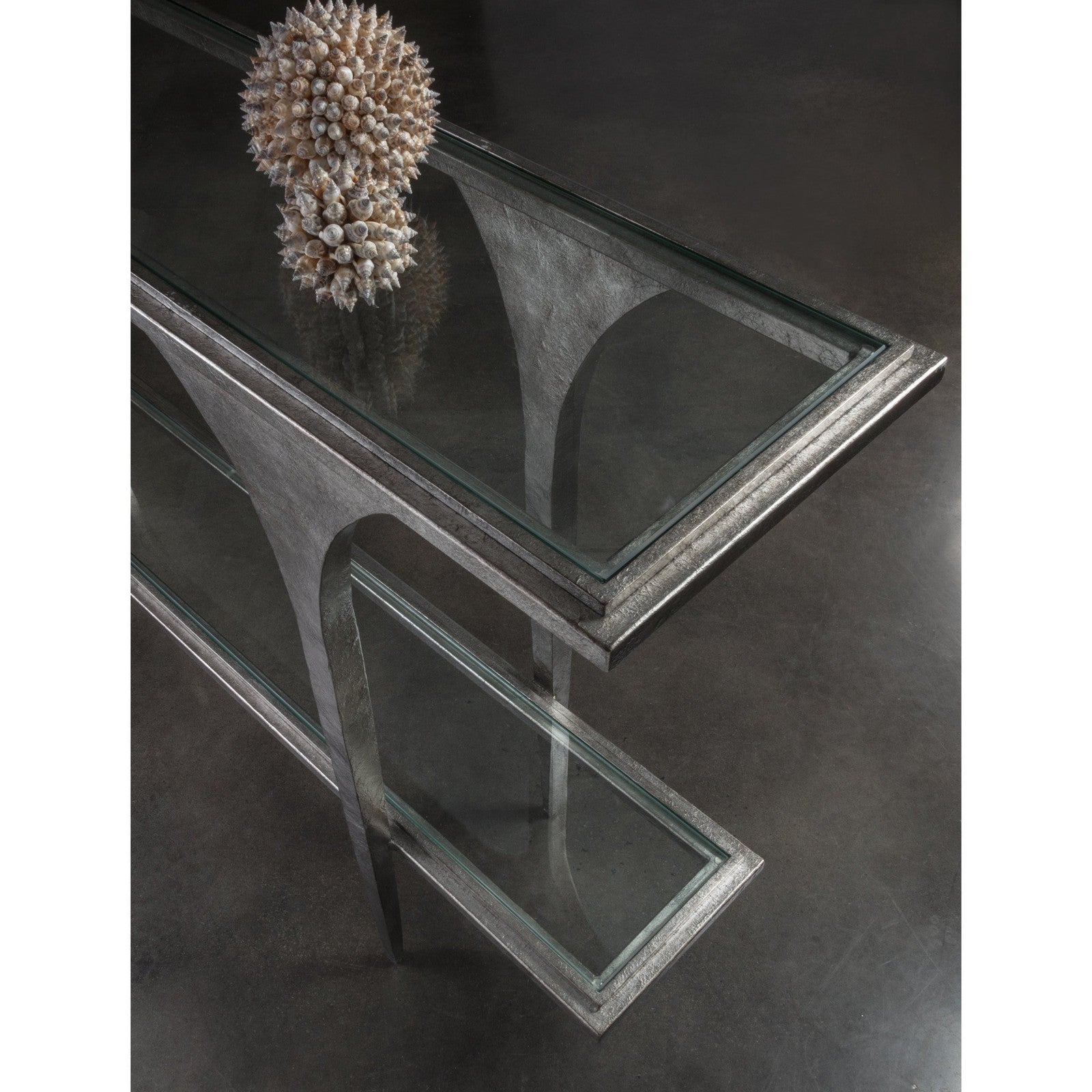 Artistica Home Signature Designs Porto Silver Console