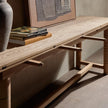 Flip Top Console Table-Toasted Ash