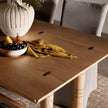 Flip Top Console Table-Toasted Ash