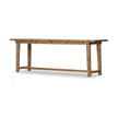 Flip Top Console Table-Toasted Ash