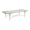 Artistica Home Signature Designs Porto Champagne Rectangular Cocktail Table
