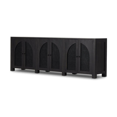 Tilda 6 Door Sideboard-Black Wash Mango