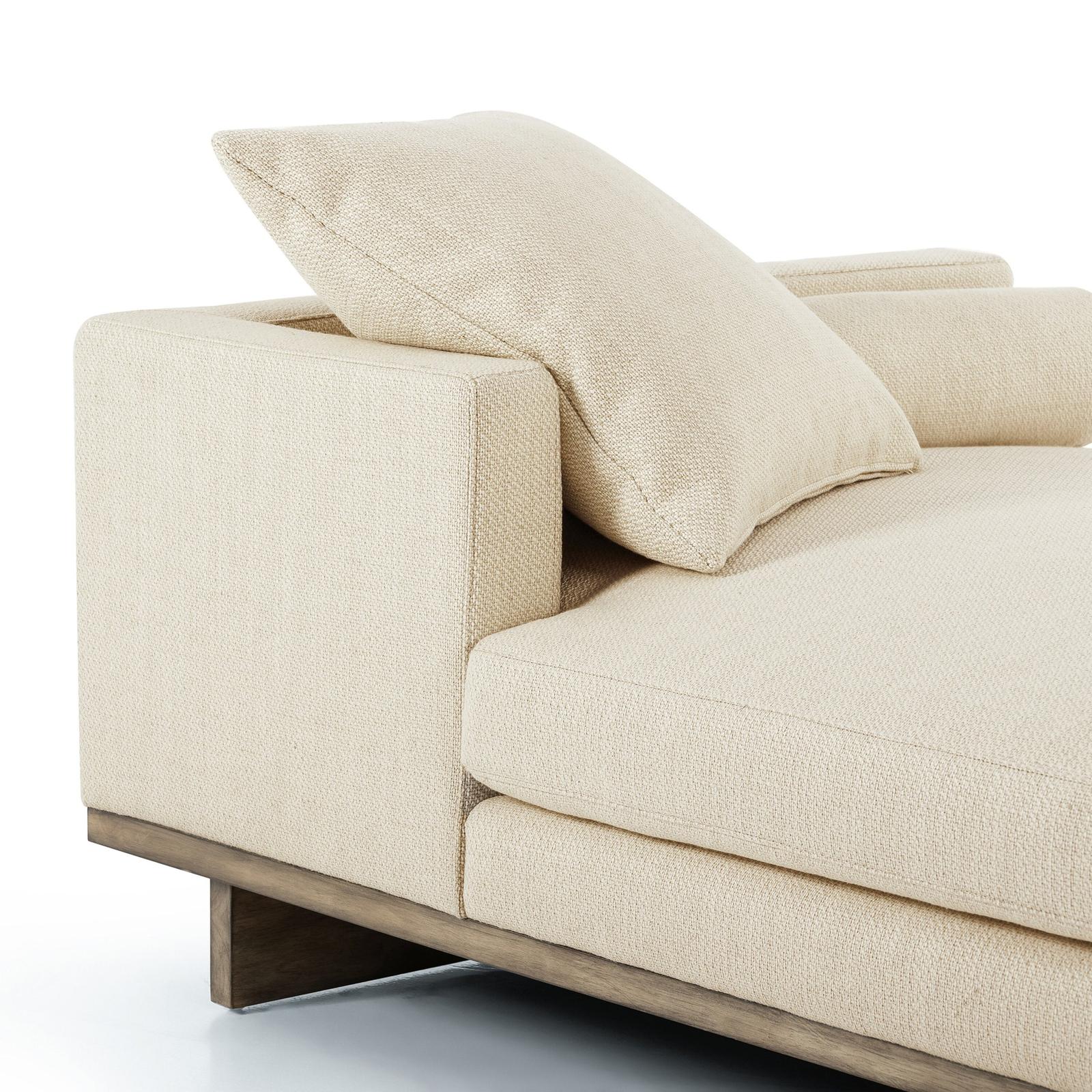 Four Hands Everly Tete A Tete Chaise