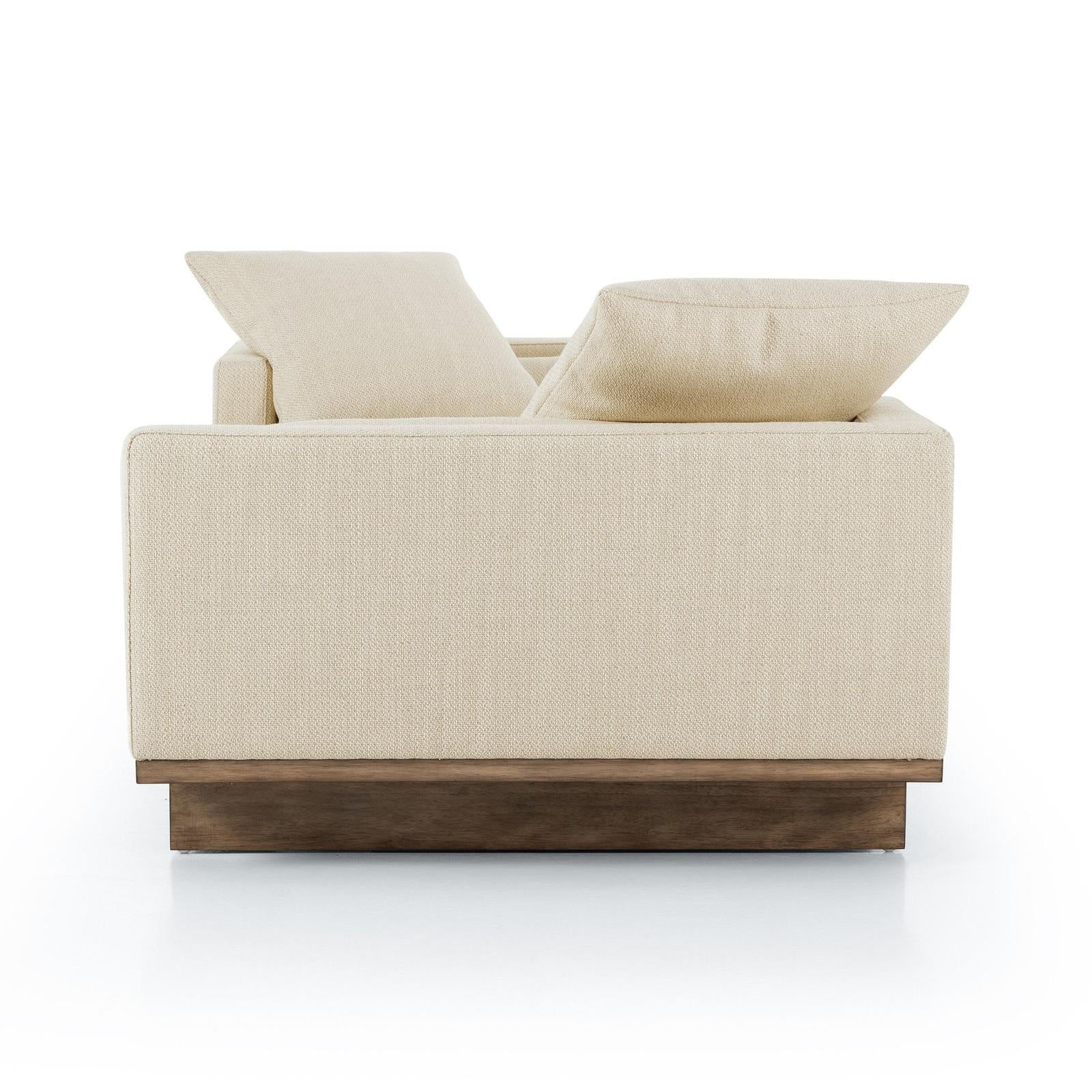 Four Hands Everly Tete A Tete Chaise