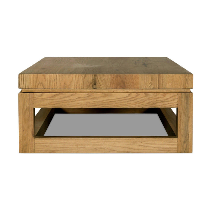 Parsons Coffee Table with Floating Top-Carame
