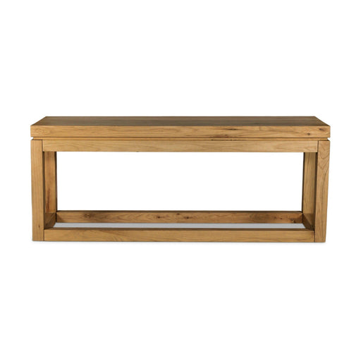 Parsons Console Table with Floating Top-Caramel