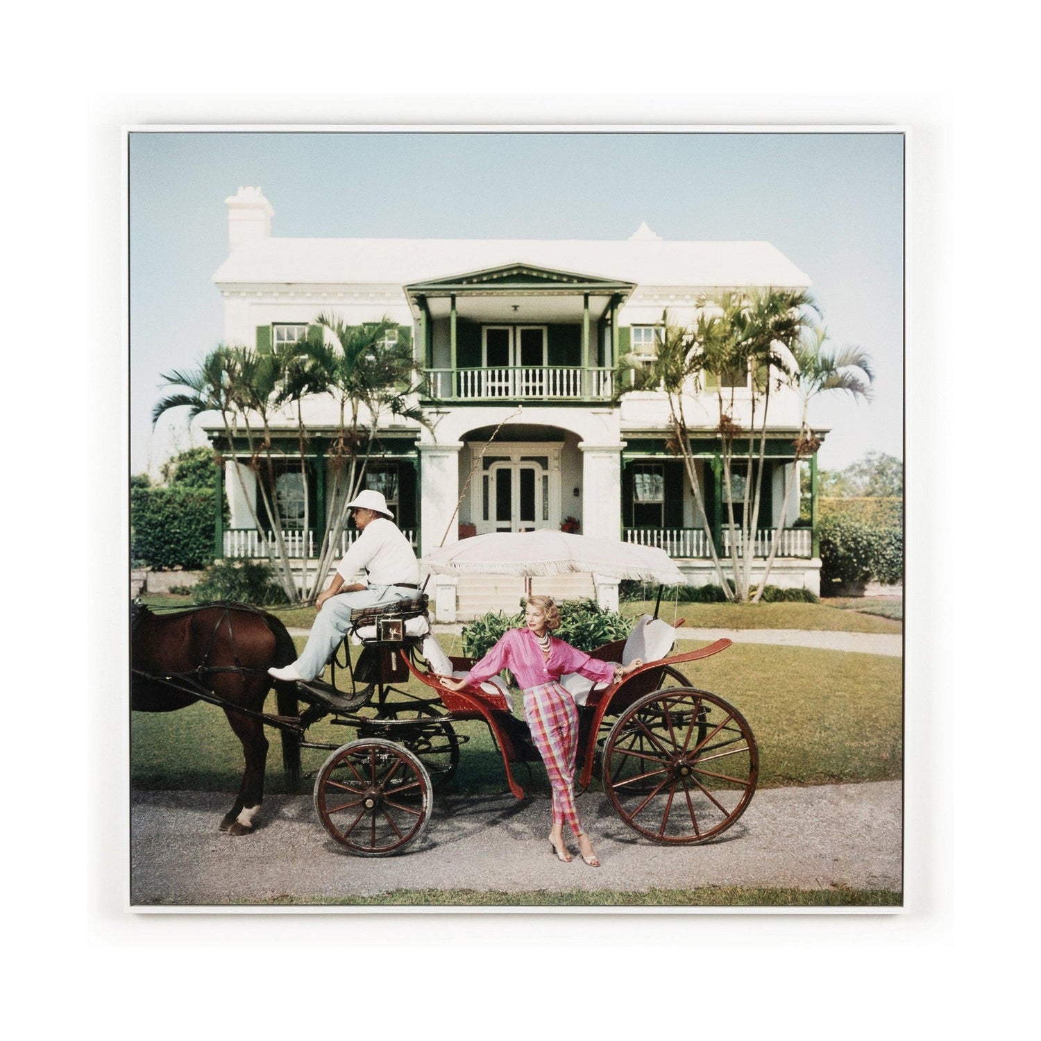 Bermudan Hostess By Slim Aarons