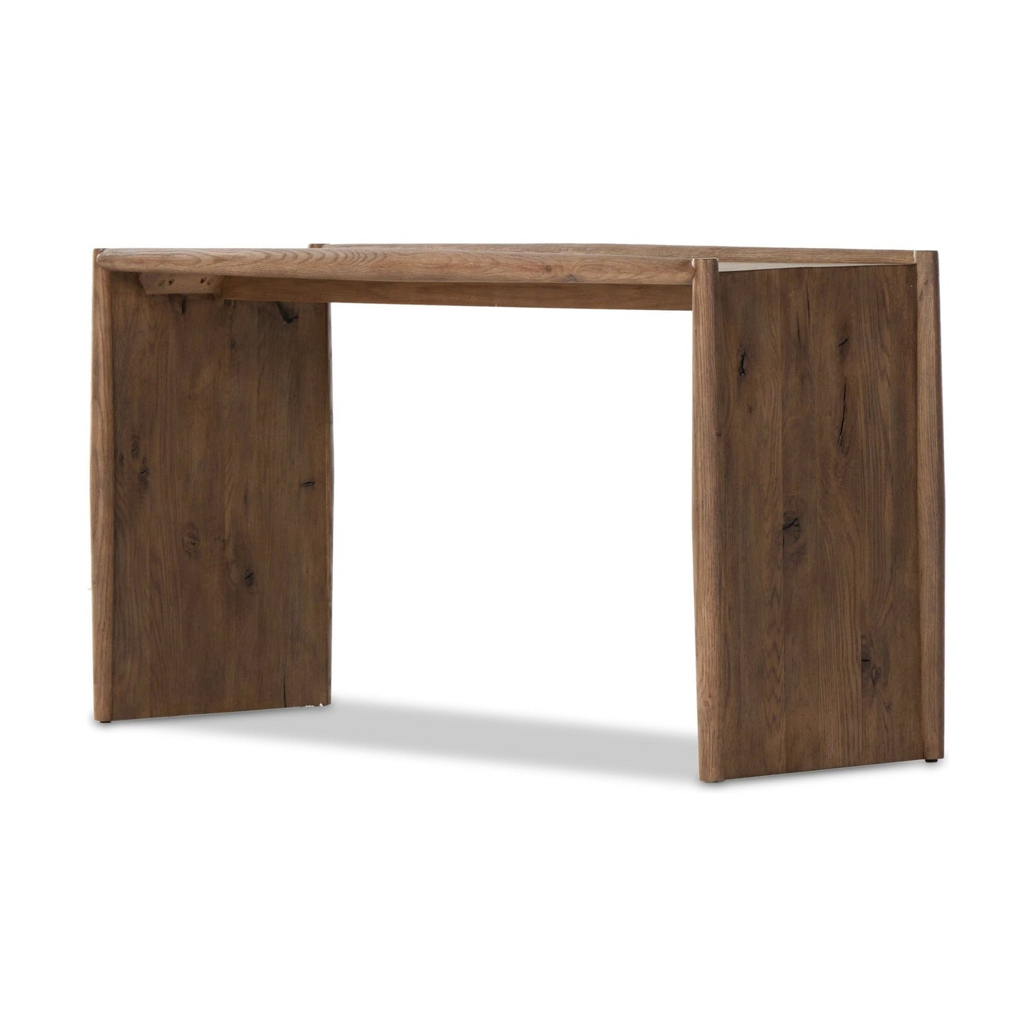 Glenview Console Table-Weathered Oak