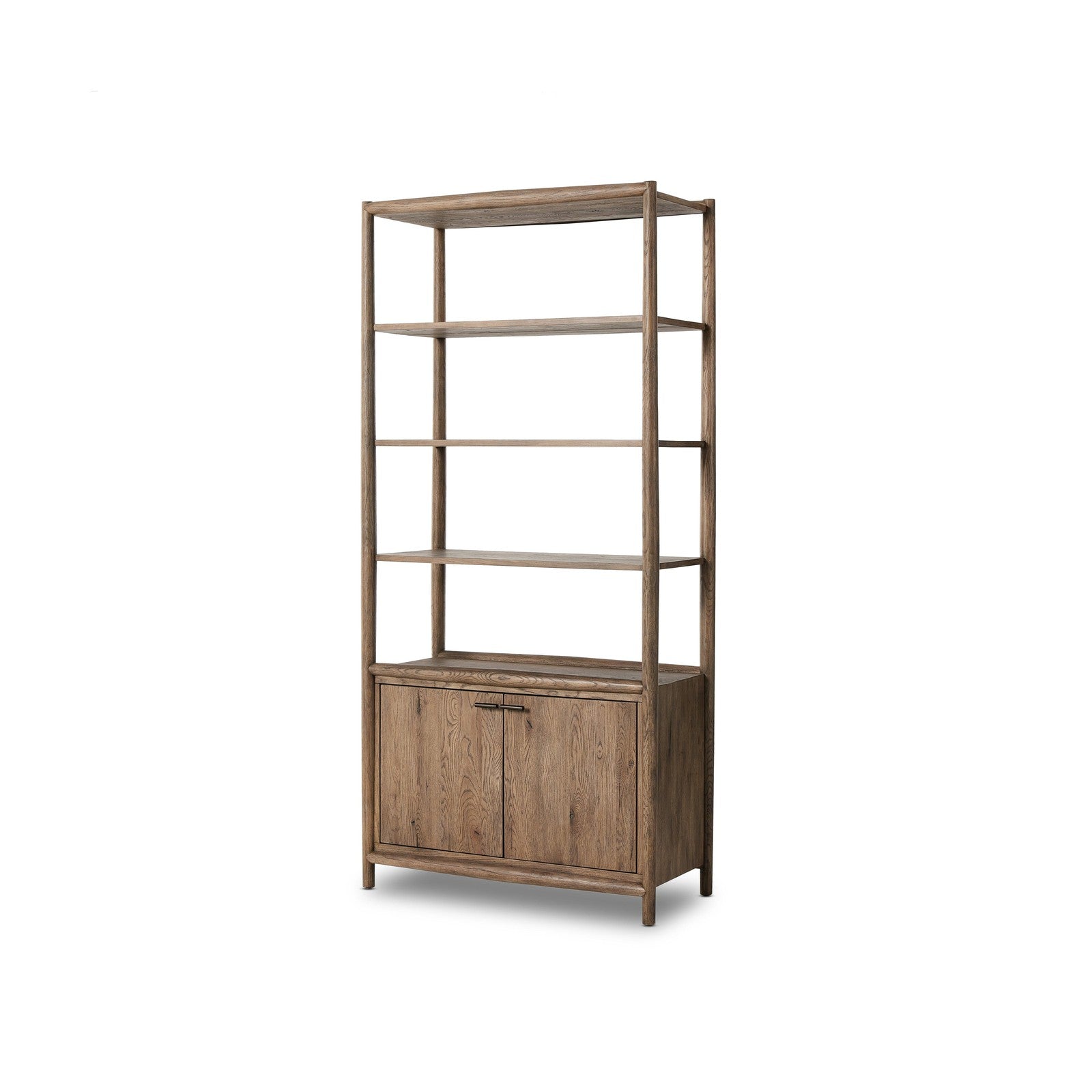 Glenview Bookcase-Weathered Oak