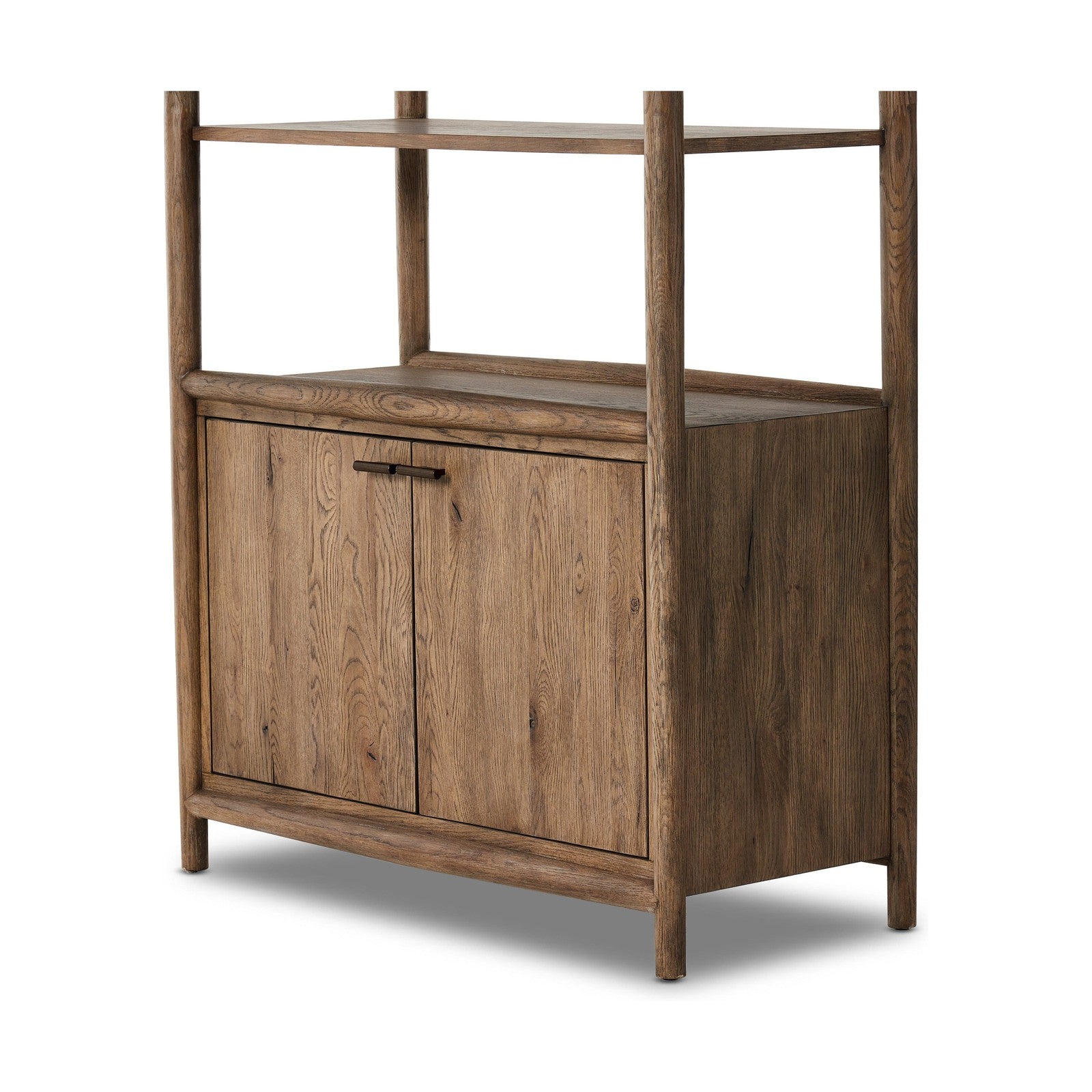 Glenview Bookcase-Weathered Oak