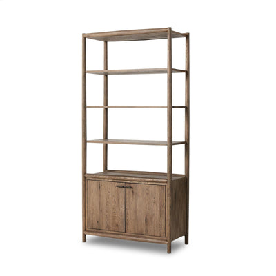 Glenview Bookcase-Weathered Oak