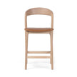 Four Hands Amare Bar + Counter Stool Sonoma Butterscotch