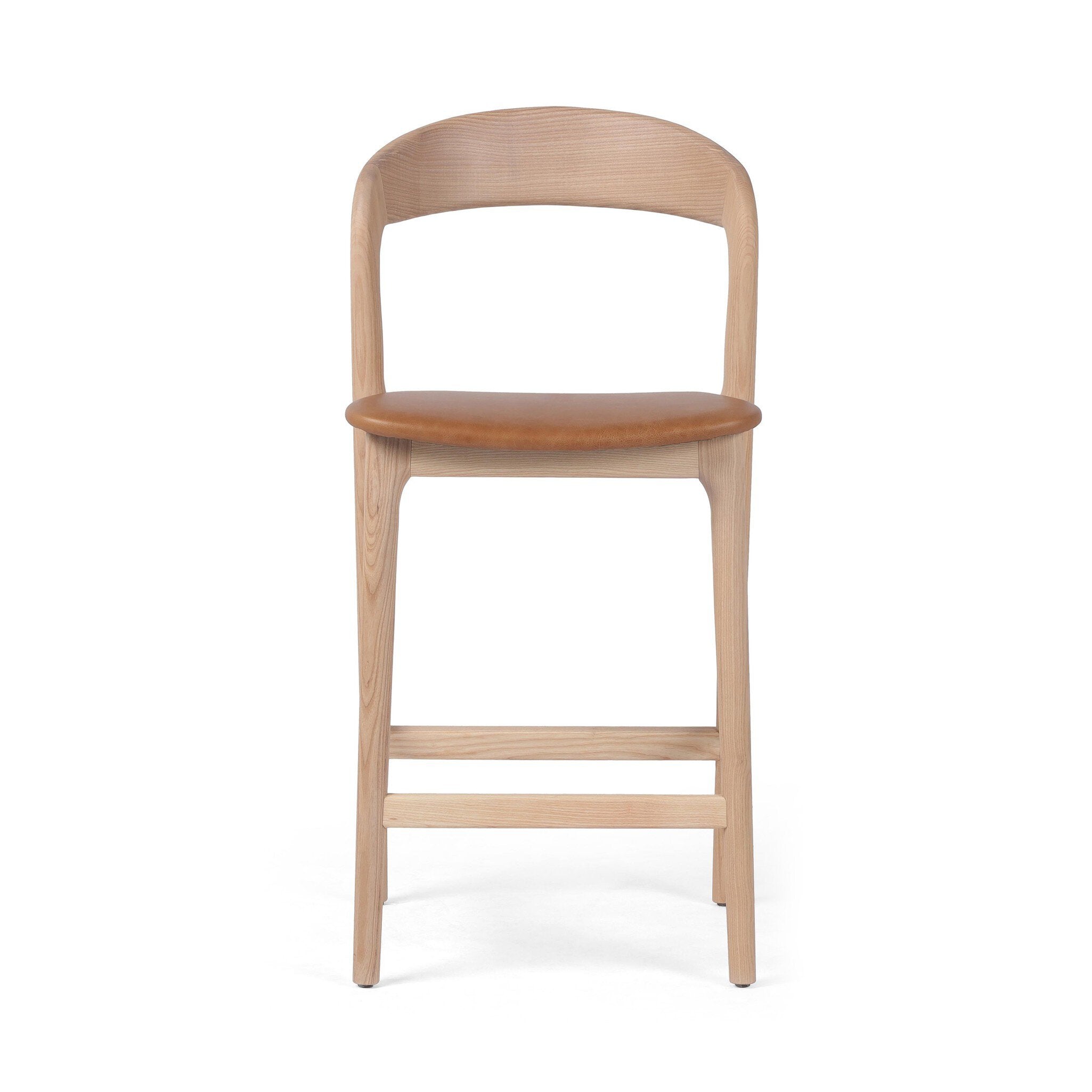 Four Hands Amare Bar + Counter Stool Sonoma Butterscotch