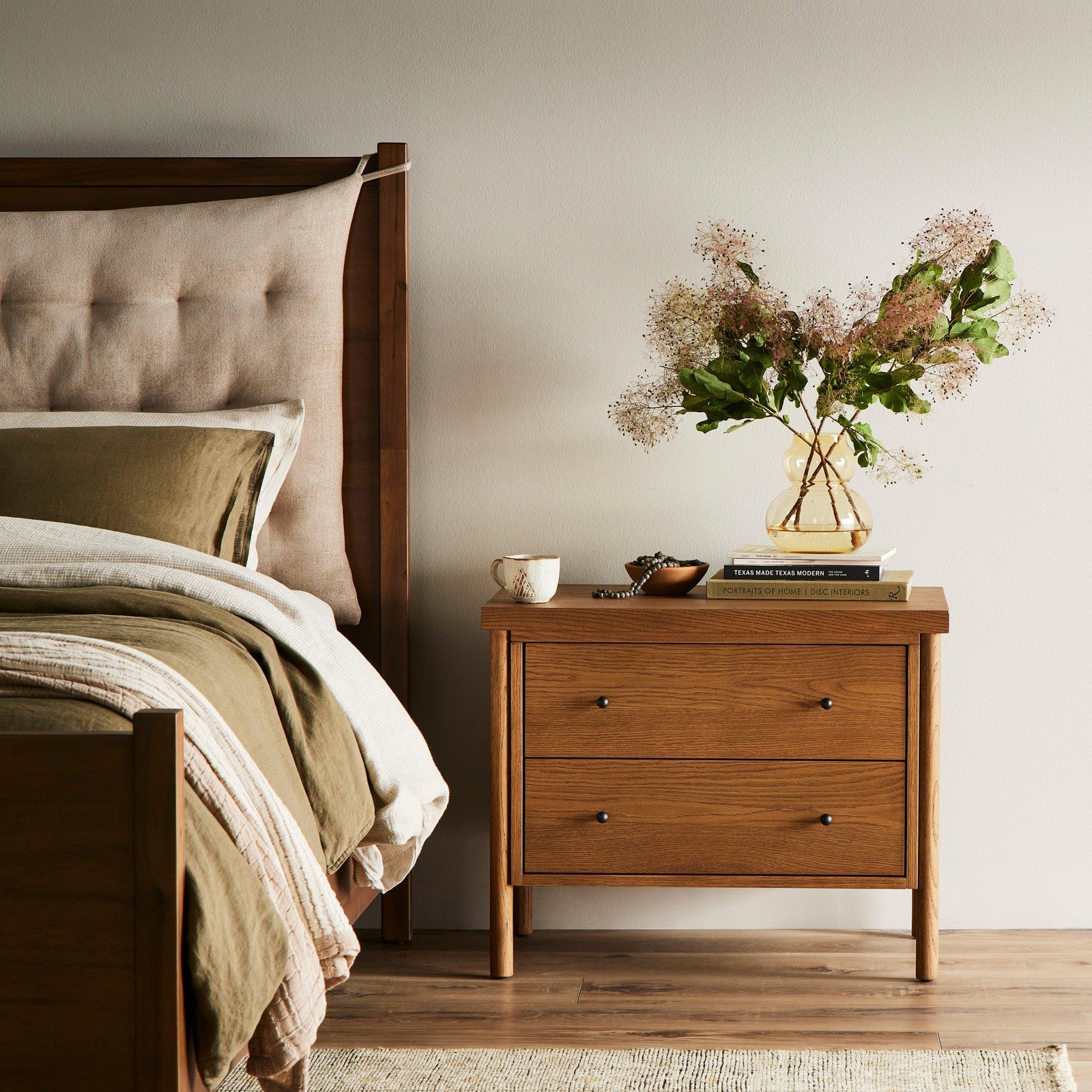 Roark Nightstand-Amber Oak