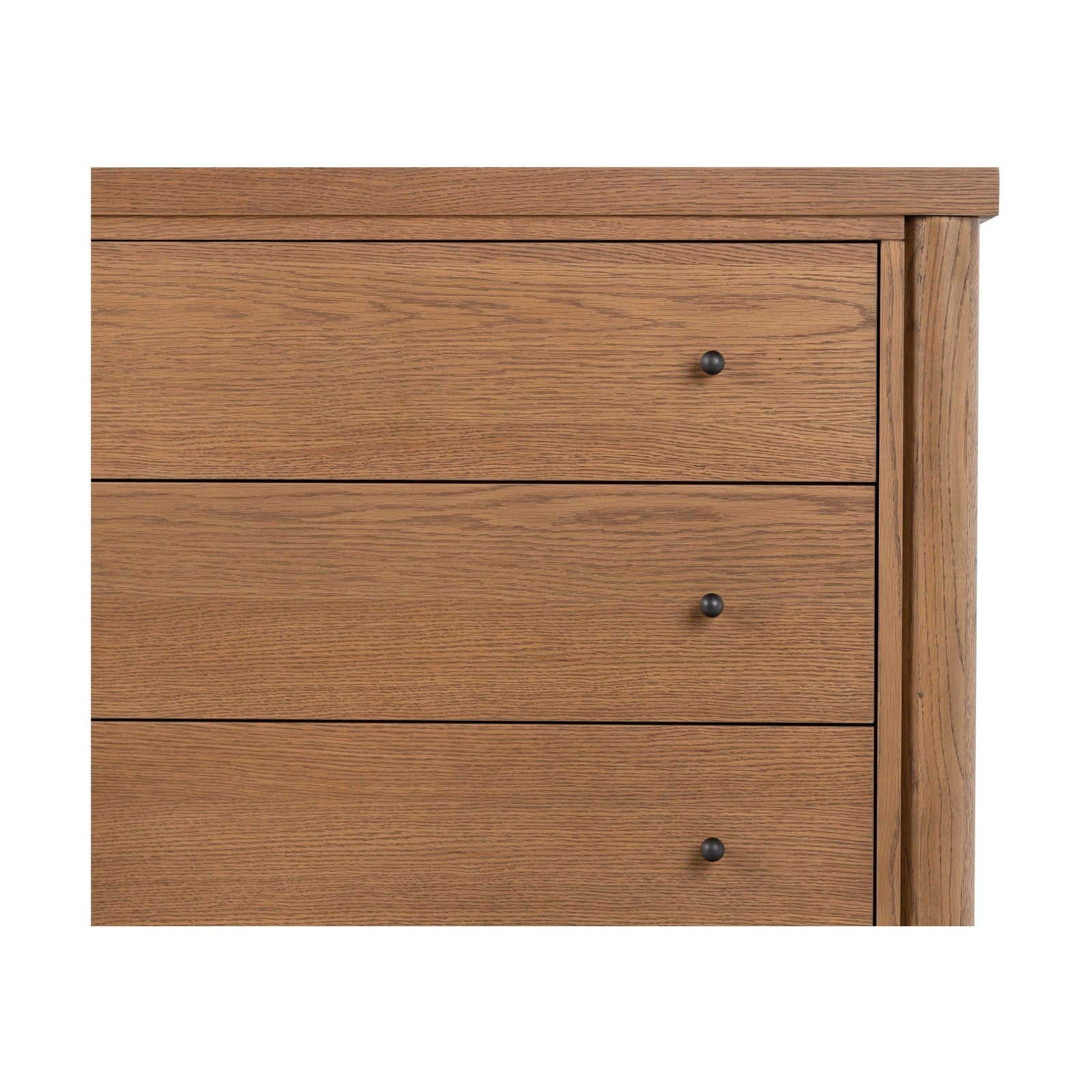 Roark 6 Drawer Dresser-Amber Oak Veneer
