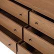 Roark 6 Drawer Dresser-Amber Oak Veneer