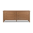 Roark 6 Drawer Dresser-Amber Oak Veneer