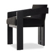 Roxy Dining Armchair-Gibson Black